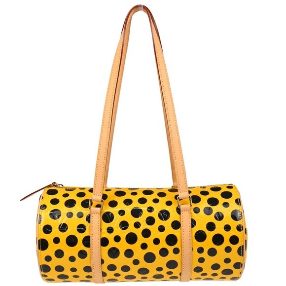 Louis Vuitton Yellow Vernis Dot Infinity Papillon Handbag - Picture 3 of 12